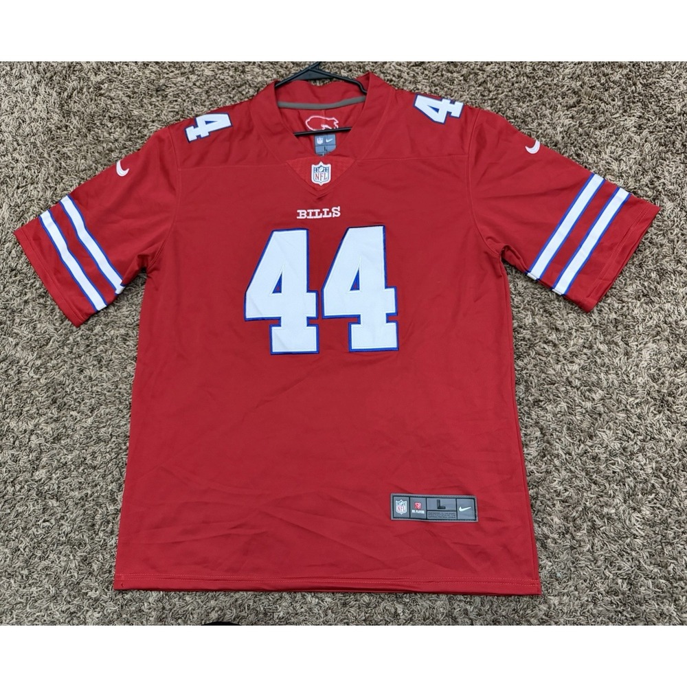 Nike Buffalo Bills Joe Andreessen Red Official NFL On Field Jersey Size Large